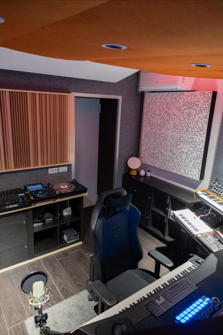 Trattamento acustico Control Room 5
