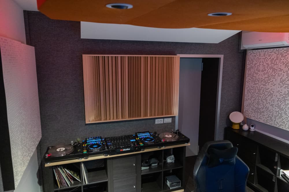Trattamento acustico Control Room 7