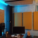 Trattamento acustico del nuovo studio di Davide Caprelli Side View