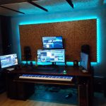 Trattamento studio con pannelli fonoassorbenti