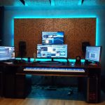 Trattamento studio con pannelli fonoassorbenti
