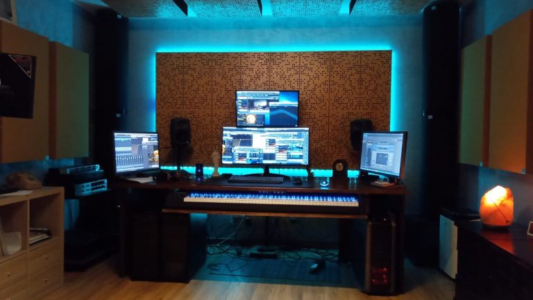 Trattamento studio con pannelli fonoassorbenti