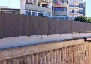 Applicazione Teli fonoassorbenti e fonoisolanti Rapida, per uso esterno ed interno