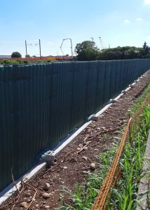 Applicazione Teli fonoassorbenti e fonoisolanti Rapida, per uso esterno ed interno