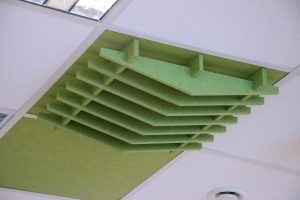 Immagine applicazione dei Pannello fonoassorbente per Soffitti Modulari - QUADRO