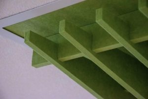 Immagine applicazione dei Pannello fonoassorbente per Soffitti Modulari - QUADRO