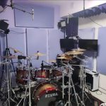 Trattamento acustico per box studio con pannelli in lana di roccia, bass trap LENRD e pannelli Studiofoam pyramids 10 cm