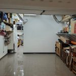 Garage pre intervento di realizzazione box batteria