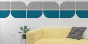 Pannello fonoassorbente Poliverb FLO - applicazione