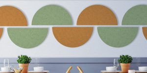 Pannello fonoassorbente Poliverb Sfera - applicazione