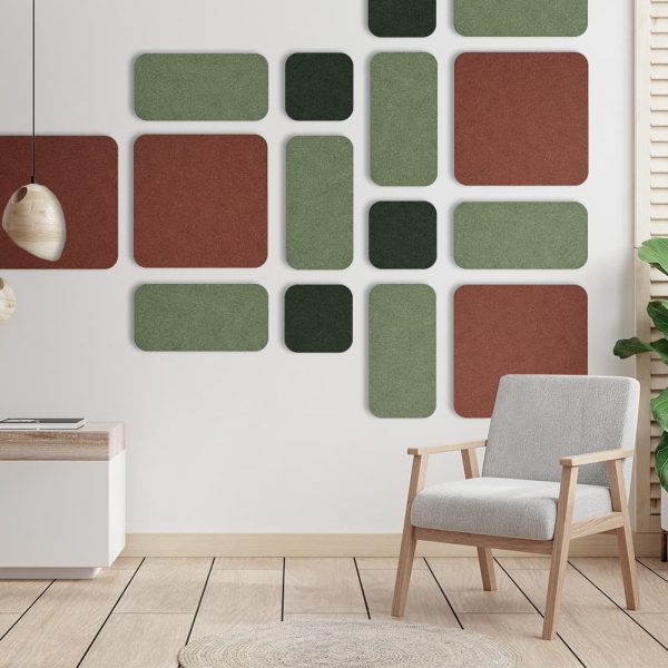 Pannello fonoassorbente Poliverb Bluma mockup