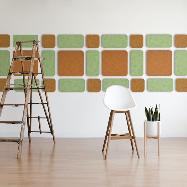 Pannello fonoassorbente Poliverb Bluma mockup ambiente