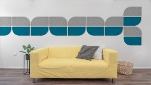 Pannello fonoassorbente Poliverb FLO - applicazione