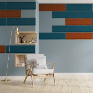 Pannello fonoassorbente Poliverb Tegola - applicazione