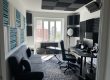 Studio di registrazione con pannelli fonoassorbenti in poliuretano