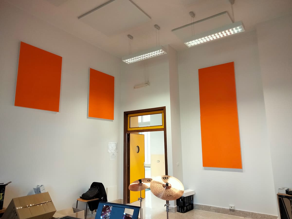 Pannello fonoassorbente fibra termolegata STYLE immagini di varie applicazioni