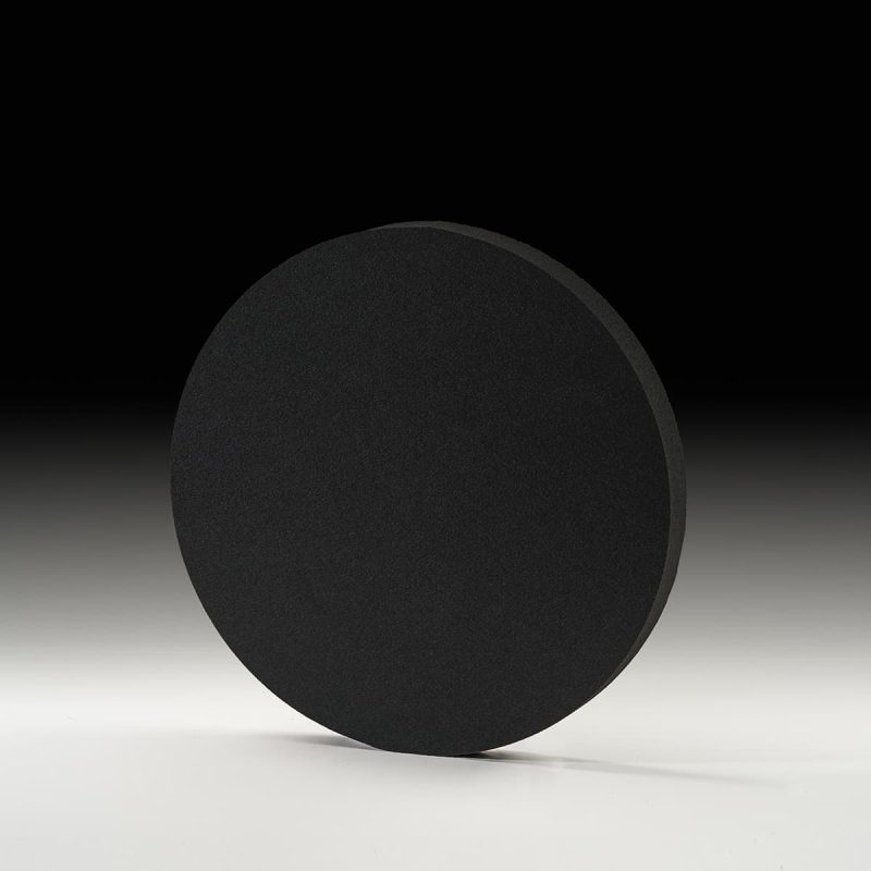 Pannello_fonoassorbente_fibra_termolegata_STYLE_Tondi_Neri_Immagine_Prodotto_100 Pannello fonoassorbente fibra termolegata STYLE Tondo Nero