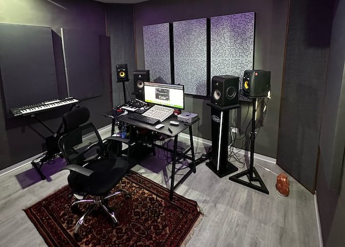 Progetto acustico home studio Davide Messina