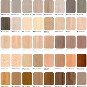 Scheda Colori Laminati Abet. Porta fonoisolante 42dB con ante laminate e telaio in acciaio.