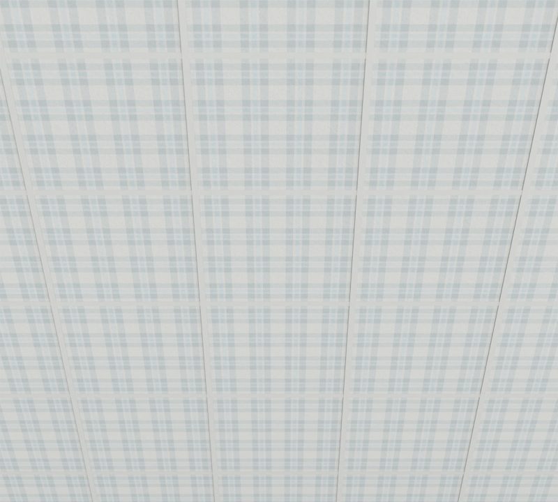 moduli fonoassorbenti decorativi per controsoffitto a T Blueish Plain - vista 2