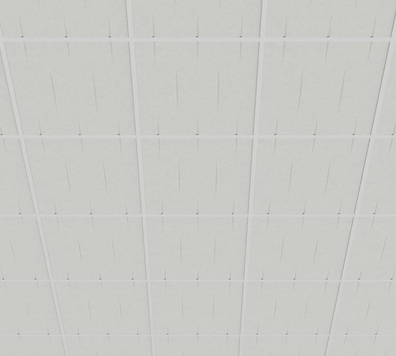 moduli fonoassorbenti decorativi per controsoffitto a T Canoes - vista 2