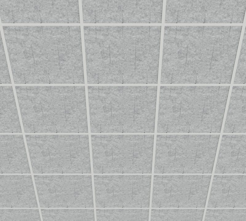 moduli fonoassorbenti decorativi per controsoffitto a T Canoes - vista 1