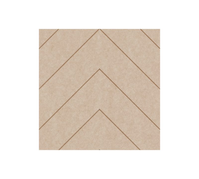 DeFelt_lookup_chevron-M_DF-04_view-enface moduli fonoassorbenti decorativi per controsoffitto a T Chevron M - vista 4