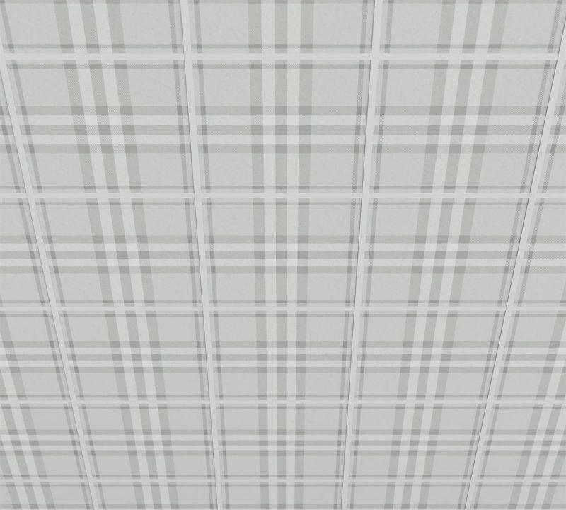 moduli fonoassorbenti decorativi per controsoffitto a T Gray Plain - vista 2