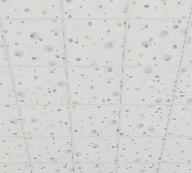 moduli fonoassorbenti decorativi per controsoffitto a T Pure - vista 2