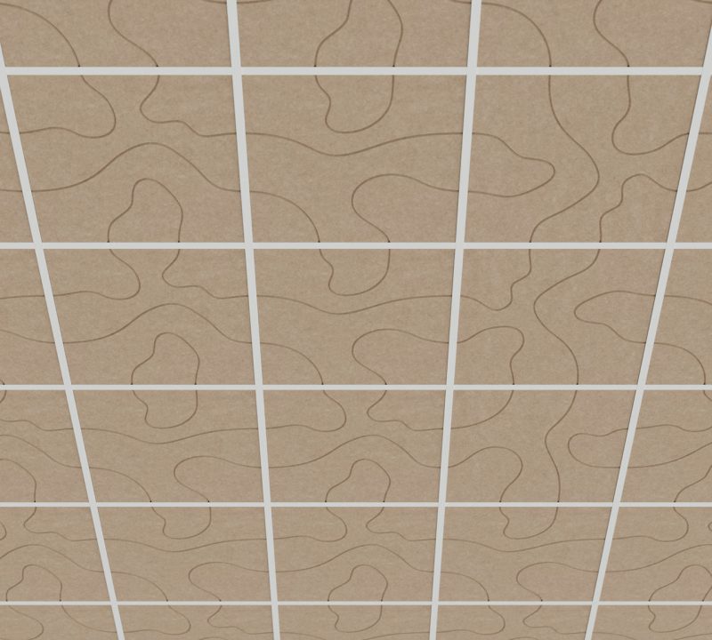 moduli fonoassorbenti decorativi per controsoffitto a T Spill - vista 6