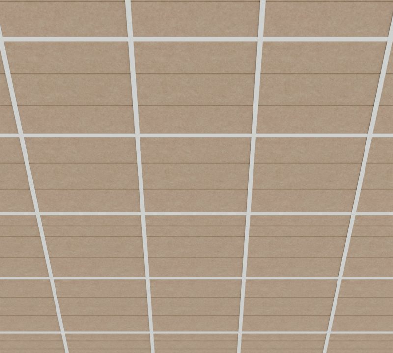 moduli fonoassorbenti decorativi per controsoffitto a T Vertical L - vista 2