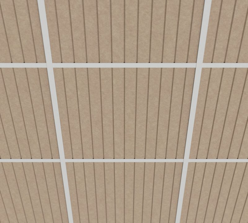 moduli fonoassorbenti decorativi per controsoffitto a T Vertical S - vista 2
