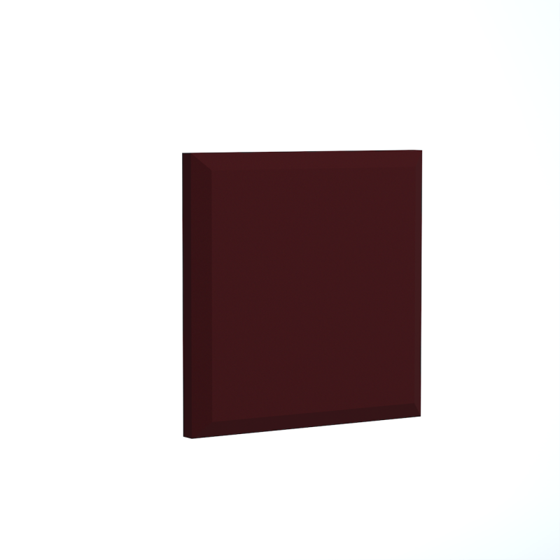 Pannello fonoassorbente FORMA POLY Pixel colore Burgundy (Bordeaux) - pannello acustico decorativo in schiuma poliuretanica per trattamento acustico