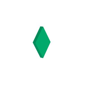 Pannello fonoassorbente FORMA POLY Diamond colore Mint (Menta) - pannello acustico decorativo in schiuma poliuretanica per trattamento acustico