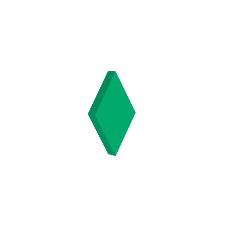 Pannello Fonoassorbente FORMA POLY Diamond - Mint Pannello fonoassorbente FORMA POLY Diamond colore Mint (Menta) - pannello acustico decorativo in schiuma poliuretanica per trattamento acustico