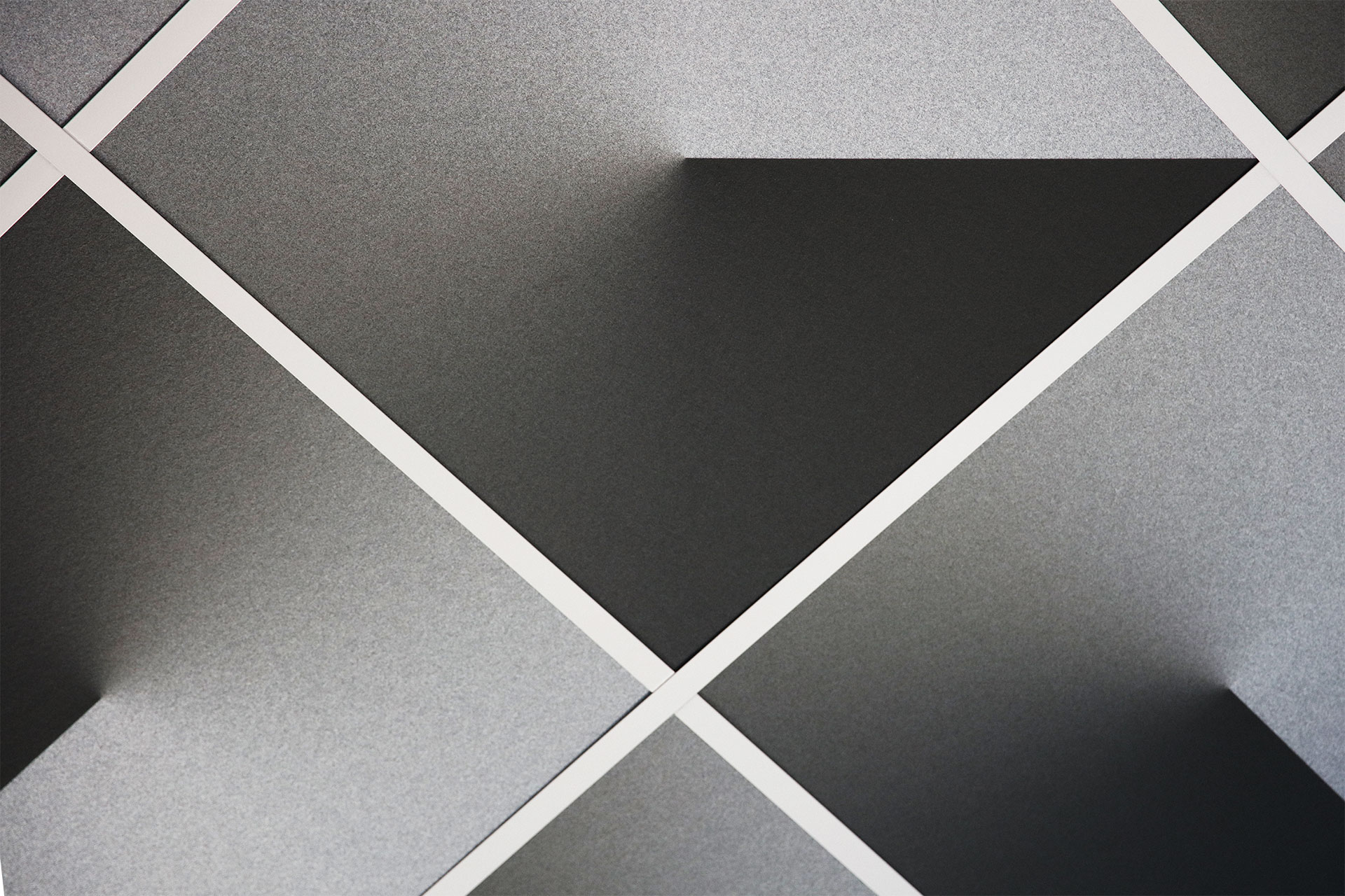 pannello fonoassorbente Against DeFelt per soffitto - applicazione progetto 6