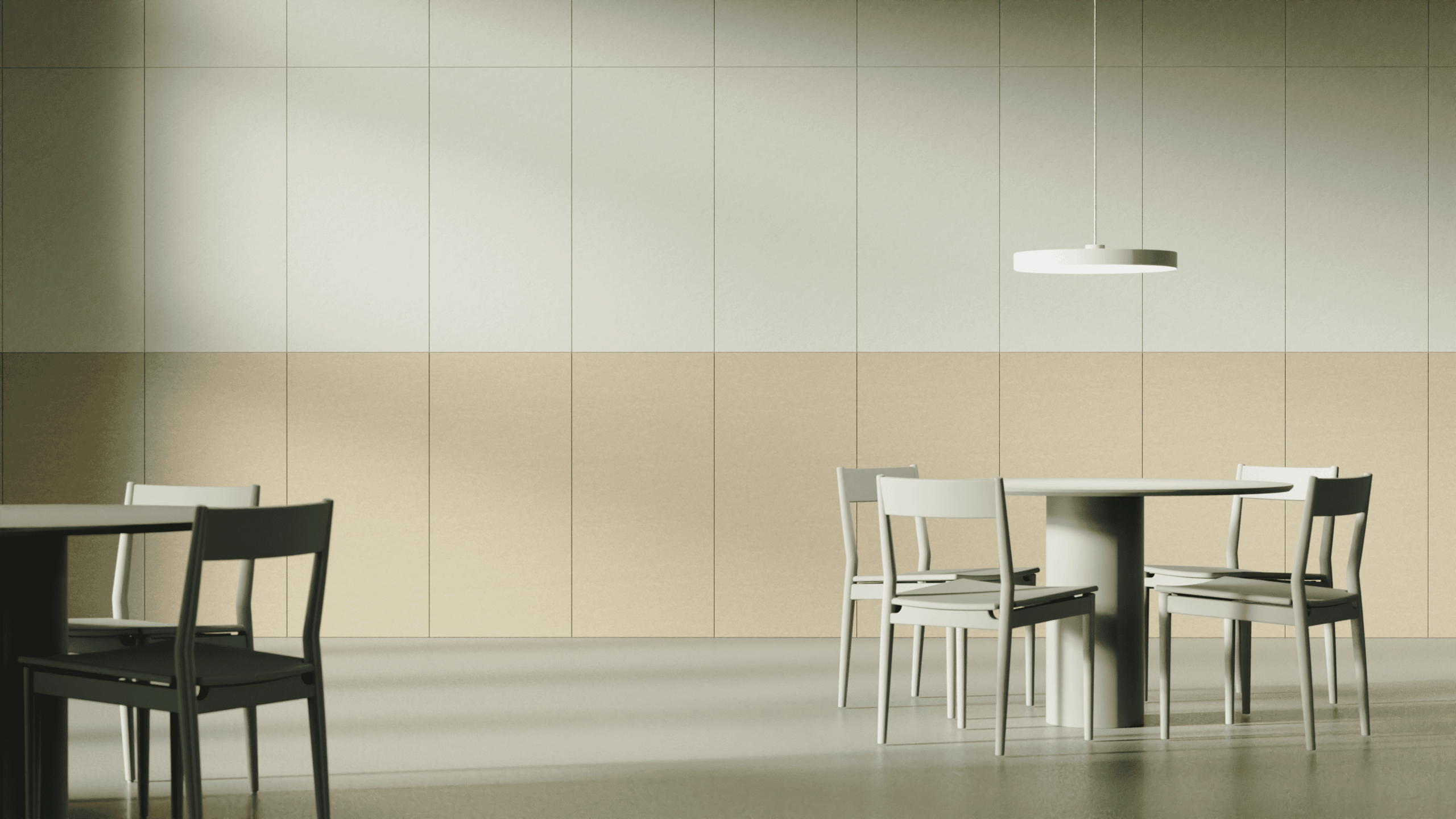 Pannello acustico Calm DeFelt in spazio commerciale