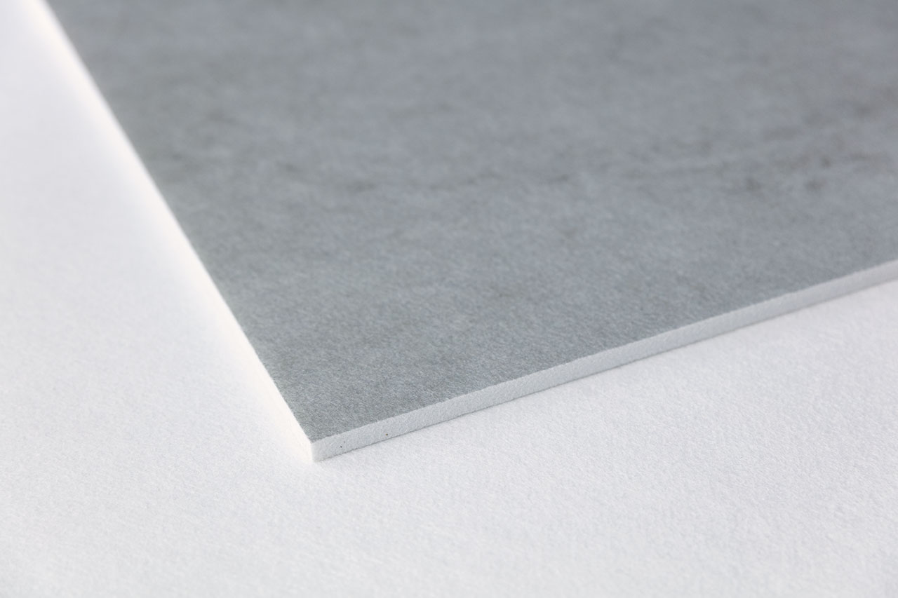 pannello fonoassorbente Concrete Smooth DeFelt per soffitto - applicazione progetto 3