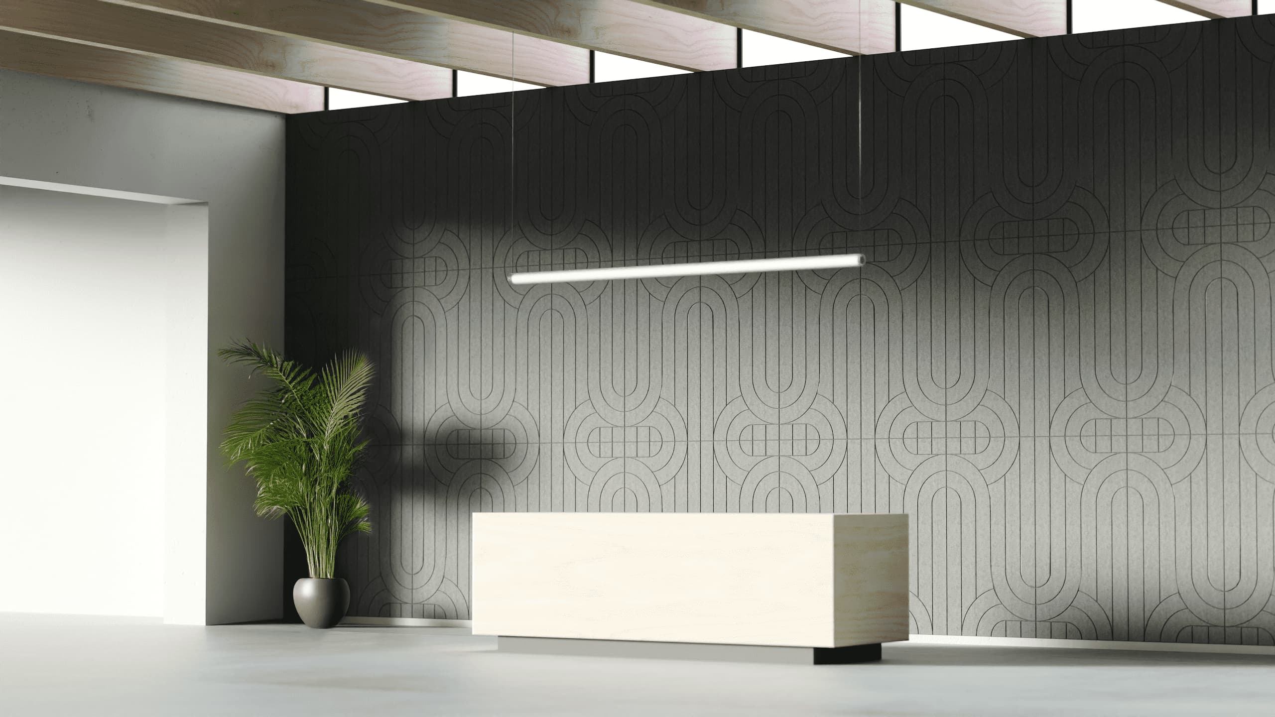Progetto Interlace - Pannello Acustico da Parete