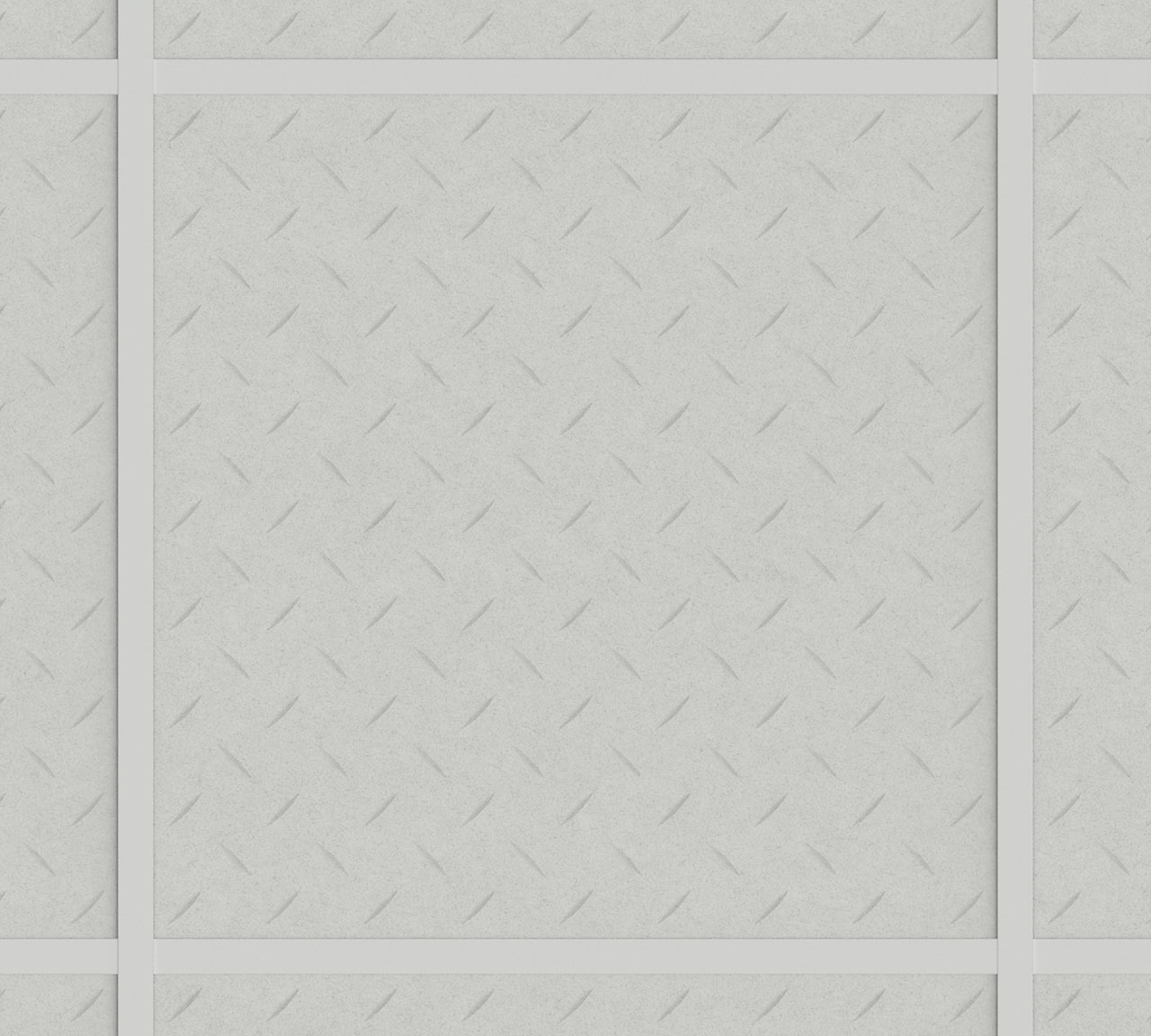 pannello fonoassorbente Diamond Plate DeFelt per soffitto - applicazione progetto 1