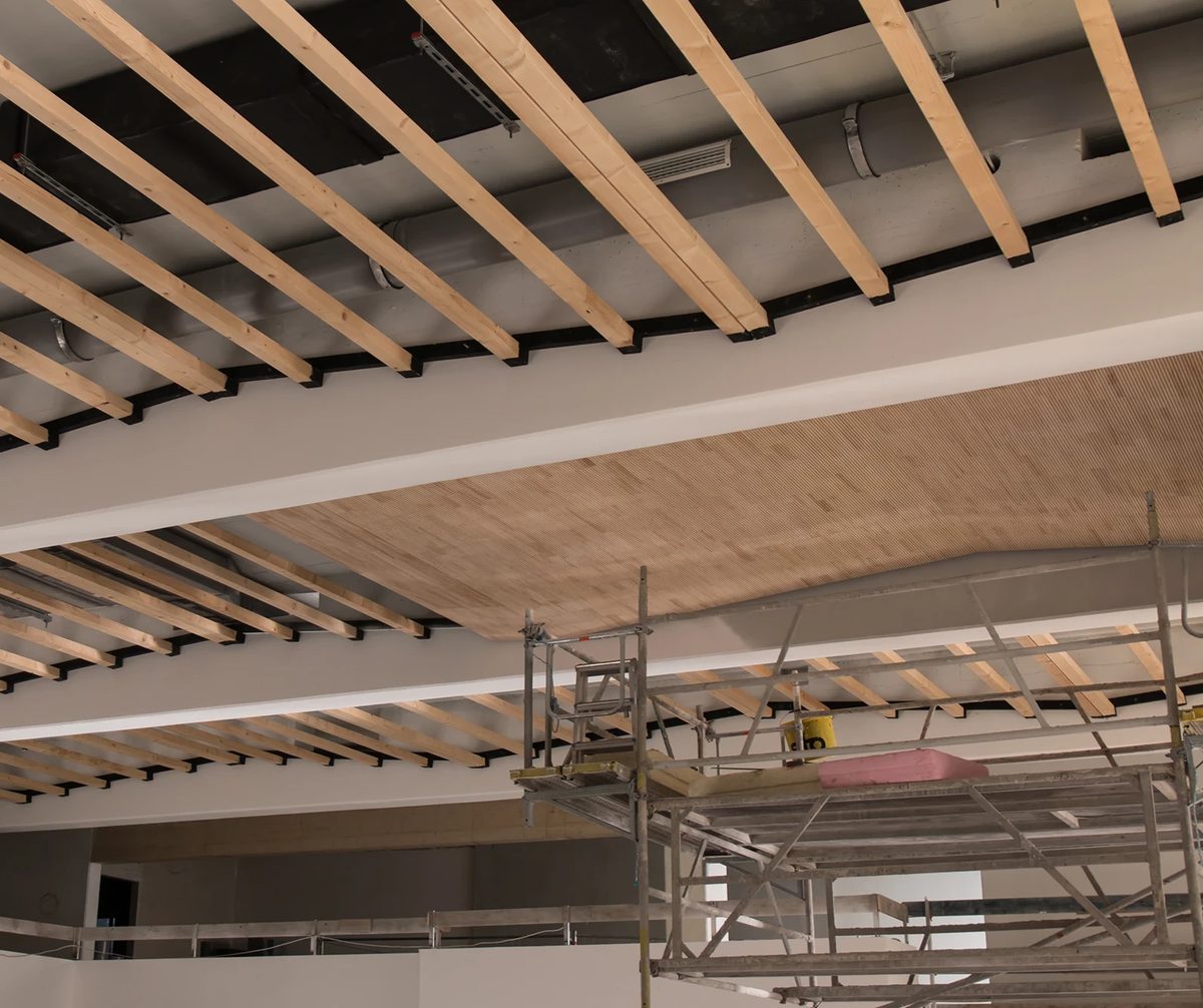 Pannelli fonoassorbenti Lignotrend LIGNO Akustik Light - Ligno Akustik Soffitto Baffle