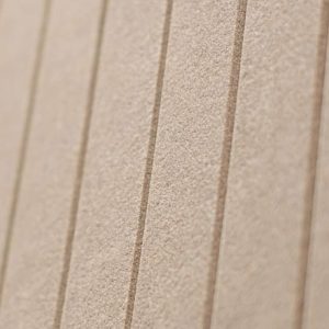 Pannelli fonoassorbenti in feltro PET Texfel Echo Groove con solchi decorativi - dettaglio ravvicinato