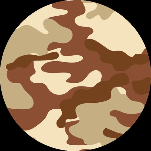 Swatch tappezzeria decorativa BuzziSkin Printed Camo Desert