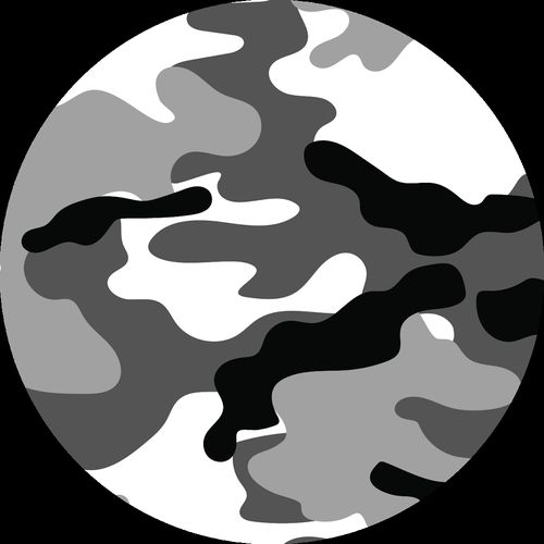 Swatch tappezzeria decorativa BuzziSkin Printed Camo Snow