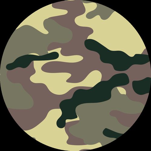 Swatch tappezzeria decorativa BuzziSkin Printed Camo Taiga