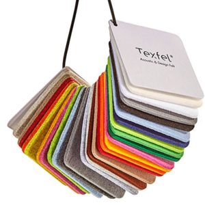 Campionario colori Texfel Interiors - feltro PET decorativo in oltre 43 colori disponibili