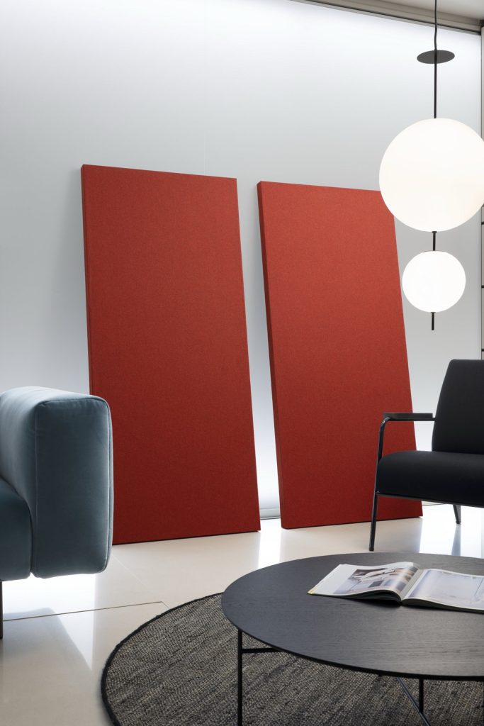 Studio insonorizzato con pannelli fonoassorbenti LVB Quartetto