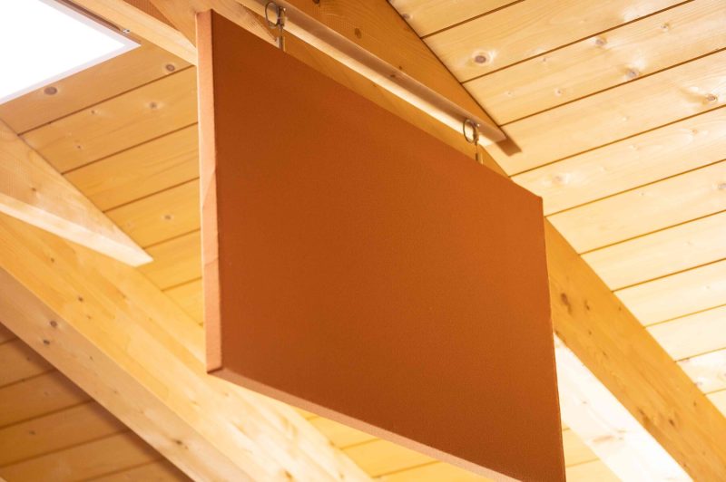 Pannelli fonoassorbenti LVB Quartetto Baffle a soffitto