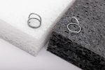 Stratocell Whisper FR bianco e UV nero con ganci di fissaggio