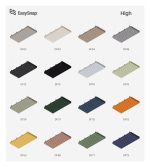 Cartella dei colori del feltro PET per i baffle acustici EasySnap High